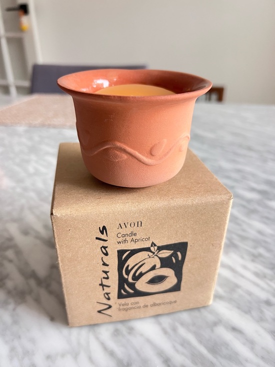 Avon Other - Vintage Avon Terra-Cotta Pot Candle in Apricot-Terracotta Hue